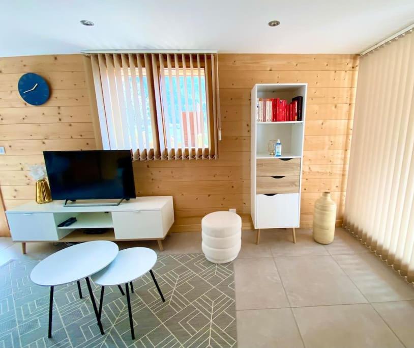 Androsace Appartement Dans Chalet Bois Avec Jacuzzi Privatif Terrasse Et Vue Montagne Les Villards-sur-Thones ภายนอก รูปภาพ